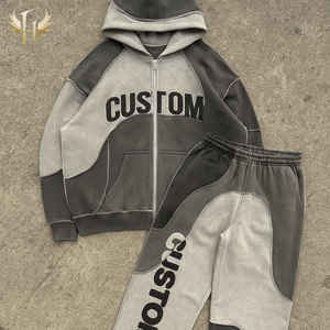 Ensemble survêtement coupe-vent à capuche pour homme, veste de course imperméable, pantalon cargo, vêtements techniques, streetwear, logo personnalisé - Product Image 4