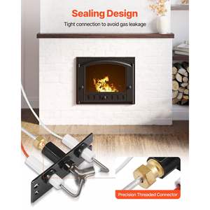 Ensemble de pilotage de gaz OE 2090-012 2198-012 SRV2090-012 pour foyer extérieur Heatilator Heat Glo Quadra-Fire, pièces de foyer - Product Image 3