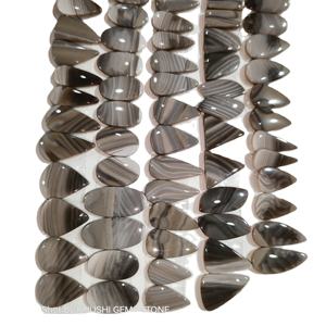 หินอาเกตสีน้ำตาลธรรมชาติแบบขายส่ง คู่หินคริสตัลเรียบแบบคาโบชอง ด้านหลังแบน คุณภาพสูง หินควอตซ์บำบัด รูปทรงผสม ขนาด 20-45 มม. น้ำหนัก 8-12 กรัม - Product Image 4