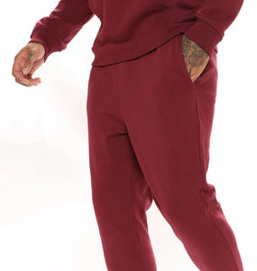 Conjunto Deportivo para Hombre, Color Sólido, con Capucha, Manga Larga, Informal, Transpirable, 100% Algodón, Corte Regular, Otoño, para Adultos - Product Image 4