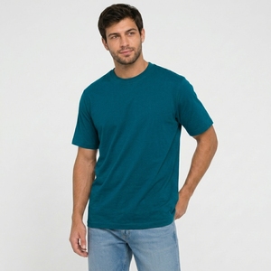 T-shirt vintage délavé coupe oversize épaules tombantes style streetwear en coton avec motif imprimé prêt à porter - Product Image 5