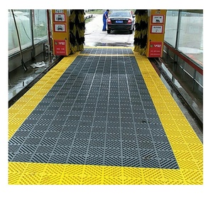 กระเบื้องปูพื้นร้านล้างรถ/โรงรถ/พื้นล้างรถแบบพลาสติกประกบกันได้ - Product Image 3