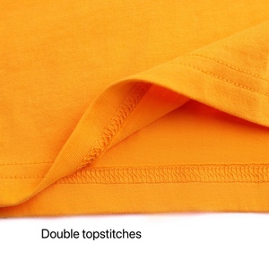 Camiseta Casual de Manga Corta para Hombre, Cuello Redondo, Color Amarillo Sólido, Corte Regular, Diseño Liso de Punto - Product Image 6