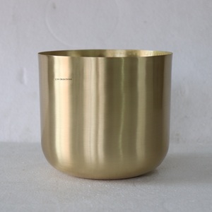 Luxury Custom Brass <b>Candle</b> Jars for <b>Candle</b> Making Gold Copper Containers Vessel for Home Decoration and <b>Candle</b> - Product Image 5