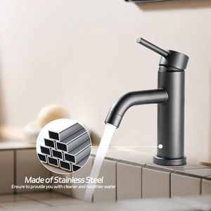 Rubinetto Moderno Monocomando per Bagno, Rubinetto Moderno per Lavabo - Product Image 6
