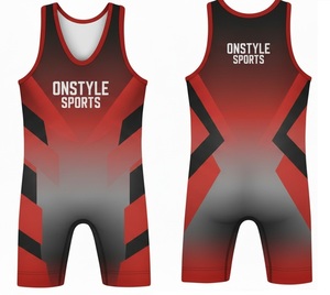 Custom Team Wrestling Singlets | Professional Sublimation Printing | High Performance Stretchable Wrestling Apparel - Product Image 2