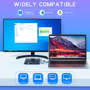 USB 3.0 esterno CD DVD Drive per PC portatile Windows 11 10 bruciatore lettore Writer unità ottica - Product Image 3