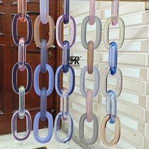 ของตกแต่งผนังบ้านแบบแขวน โซ่เรซิ่นอะคริลิกใส ดีไซน์หรูหราทันสมัย - Product Image 3
