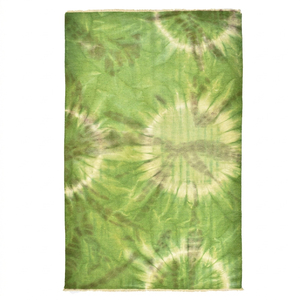 Custom Green Repeating Geometric Diamond Design <b>Wool</b> Eco-Friendly Non-Slip Hand Tufted Thick Pile Area Rug for Living Room Hotel - Product Image 1