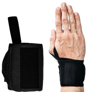 Professional Elastic Gym Wrist Wraps for Powerlifting Weightlifting Strength Training Support Straps Fitness <b>Tool</b> - Product Image 2