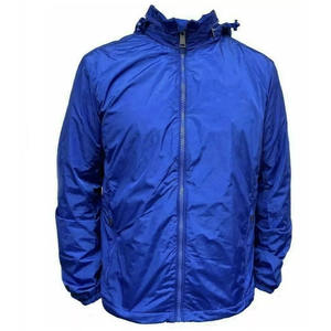 Veste de pluie pour homme, coupe-vent imperméable, légère, décontractée, entièrement zippée, en softshell, style bomber - Product Image 1