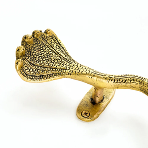 Tiradores de Gabinete al por Mayor: Figuras de Cobra de Latón Hechas a Mano con Diseño Dorado, Lote de Tiradores Vintage para Cajones y Puertas de Armario - Product Image 2