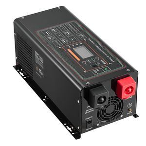 Inversor de Corriente de Onda Sinusoidal Pura de 2000 Vatios con Pantalla LCD y Control Remoto, Inversor de Corriente de CC 12V a CA 120V para Aplicaciones Solares - Product Image 1
