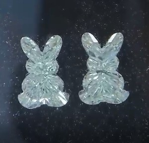 Diamantes cultivados en laboratorio con corte de conejo de 0.10CT a 5CT, modelo HPHT VVS VS DEF, piedras pulidas de alta calidad, proveedor al por mayor de la India. - Product Image 1