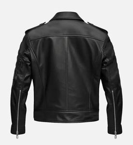 Chaqueta de Cuero Clásica para Hombre, Chaqueta de Motero de Primera Calidad, Fabricante al por Mayor de Chaquetas de Cuero - Product Image 1