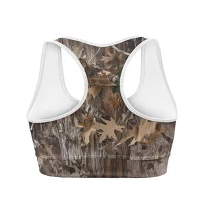 Soutien-gorge de sport tendance pour femme, parfait pour le quotidien, chaud, coupe-vent, à sublimation, maintien élevé, dos croisé, rembourré, pour la gym et la course à pied - Product Image 4