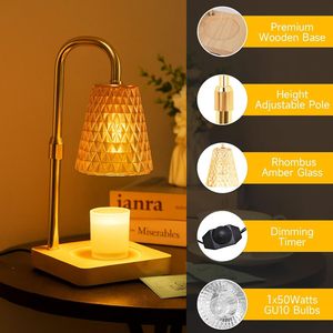 Luxury Candle Warmer Table <b>Lamp</b> <b>Adjustable</b> Height Candle Heater for Large and Small Candles Home Decor Housewarming Mother Day - Product Image 4