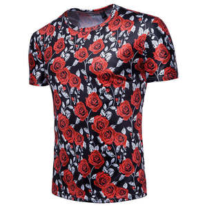 T-shirts pour hommes de haute qualité, col rond, manches courtes, séchage rapide, imprimés par sublimation, coupe décontractée, tricotés, 100% coton - Product Image 1