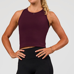 Débardeurs pour femmes d'été rafraîchissants sans manches décontractés coupe ample style gilet court - Product Image 1