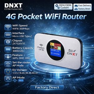 Router Wifi Portátil DNXT WiFi6 300Mbps, Wifi Móvil WPS, 3000mAh, Modo AP, Tipo-C, Wifi de Bolsillo, Precios para Viajes - Product Image 2