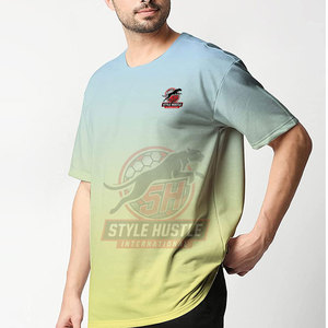Servicio OEM, Camiseta Holgada Extra Grande Personalizada con Estampado para Hombre, 100% Algodón, Precio Bajo al por Mayor, Camisetas Extra Grandes para Hombre - Product Image 2