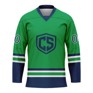 Maillot de hockey pour homme 2026, style hip-hop vintage, col en V, 100 % polyester, séchage rapide, antibactérien, lettres brodées, qualité supérieure - Product Image 1