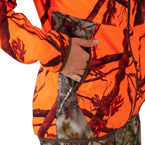 Orange <b>Camo</b> Outdoor Wear High Quality Upland <b>Jacket</b> Top Trending Cheap Price Mountain Land Animal Hunting Upland <b>Jacket</b> - Product Image 3