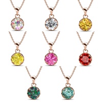 Nouveau collier pendentif en argent sterling 925 avec diamant moissanite coloré GRA, bleu, solitaire, bijoux pour femmes, bijoux Destiny