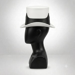 Sombreros de Cuero al por Mayor para Hombre, Elegantes Sombreros de Corona Alta para Tiendas Minoristas, Tiendas de Disfraces y Proveedores de Moda - Product Image 5
