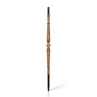 Balustre d'escalier en métal bronze antique, poteau décoratif pour rampe d'escalier, pour escalier intérieur classique, design d'intérieur de luxe