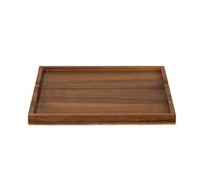 Bandejas de Madera 100% Natural Duraderas para Servir Frutas, con Asas, de Muy Buena Calidad, Estilo Único, Bandeja de Madera 100% para Té y Alimentos - Product Image 2