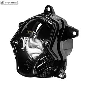 AJLIGHT DESIGN MMBCU Faro LED RGB con Lente de Proyector de 3 Pulgadas, Alto Rendimiento, Controlado por Aplicación, Cambio de Color, Resistente al Agua, PnP - Product Image 1