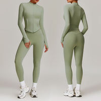 Leggings en molleton uni à taille mi-haute, longueur cheville, avec coutures, en tissu tricoté respirant pour femme, pour l'hiver et les tenues décontractées