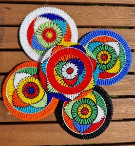 <b>Beaded</b> <b>Coasters</b> (set of 6) - Product Image 6