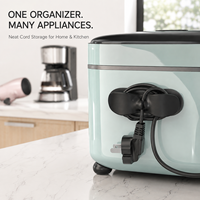 Organisateur de câbles auto-adhésif en silicone pour appareils électroménagers, enrouleur de câbles de cuisine, support de câbles pour appareils domestiques
