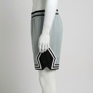 Shorts de basketball décontractés pour hommes, grande taille, été, respirants, écologiques, 100% polyester, toile, séchage rapide, taille élastique - Product Image 3
