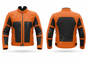 Unisex OEM ODM Custom Textile Motorbike Jacket Waterproof Windproof Armor Breathable Custom Made Motorcycle Riding Jacket - Product Image 4