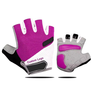 Guantes Deportivos Unisex Baratos, Medios Dedos, Acolchados en la Palma, Recubiertos de Poliuretano, Transpirables, Resistentes al Desgaste, con Cierre de Velcro - Product Image 4