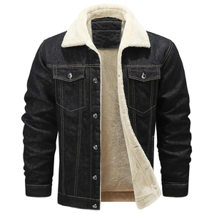 Vente en gros 2026 – Blouson en jean personnalisé pour homme, imperméable et tendance, avec fermeture éclair chaude, service OEM et personnalisation - Product Image 1