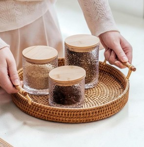 Bandeja de Servir de Ratán, de la Mejor Calidad, Natural, Elegante, para Decoración del Hogar y Cocina, Bandeja Organizadora de Almacenamiento - Product Image 2