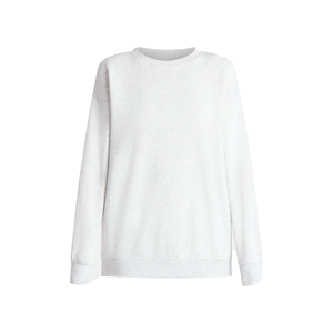 Sudadera de Punto de Manga Larga con Cuello Redondo 100% Algodón para la Temporada de Invierno, Sudadera Informal de Color Sólido para Mujer de Bangladesh - Product Image 1