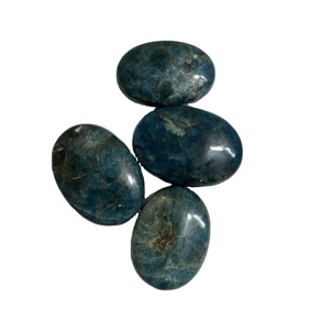 100% pierre de palmier d'apatite bleue en cristal de guérison naturelle de haute qualité pour pierre de méditation pierre de palmier d'apatite bleue, - Product Image 1