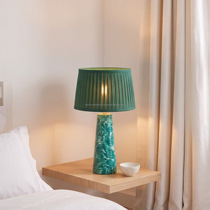 Decorative Abstract Lighting <b>Table</b> Lamp Modern Design Elegant 100% Polyester Fabric Shade Eco-Friendly Living Room Residential - Product Image 1