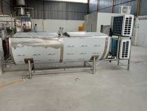 2KL Dual Compartment Milk Supply Tank Stainless Steel <b>Temperature</b> <b>Control</b> Double Wall Storage Motor PLC <b>Controlled</b> 20KW 240V 1 - Product Image 2