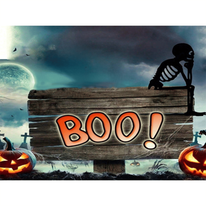 Scultura Gotica di Halloween a Forma di Teschio in Ferro per Giardino, Recinzione, Finestra, Esposizione Spaventosa - Product Image 1