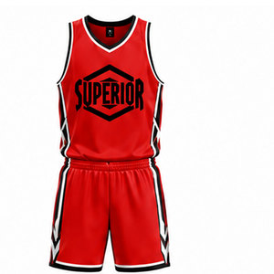 Customizable Basketball Team Apparel Including Performance Jersey and Shorts with Breathable Material and Fade Resistant <b>Colours</b> - Product Image 1