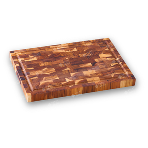 Bloque de Madera de Acacia Grande para Carnicería: Serie Heritage Grain |   La Máquina Indestructible para Estudios Culinarios de Alto Rendimiento - Product Image 1