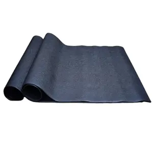 Durable custom logo printed PVC floor protection mat for treadmill