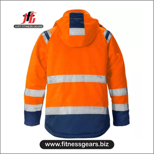 Veste de travail d'hiver respirante de haute qualité pour hommes et femmes, manteau industriel robuste à capuche, coutures renforcées, poches confortables - Product Image 4