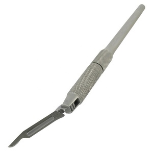 Manche de scalpel dentaire Dentic Implants DS-76, couteau chirurgical réglable en acier inoxydable, longueur 15 cm, rotation à 180 degrés - Product Image 3